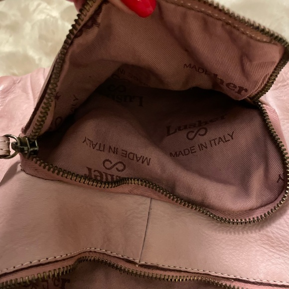 Lusher Women's Tan Leather Backpack - Picture 9 of 11